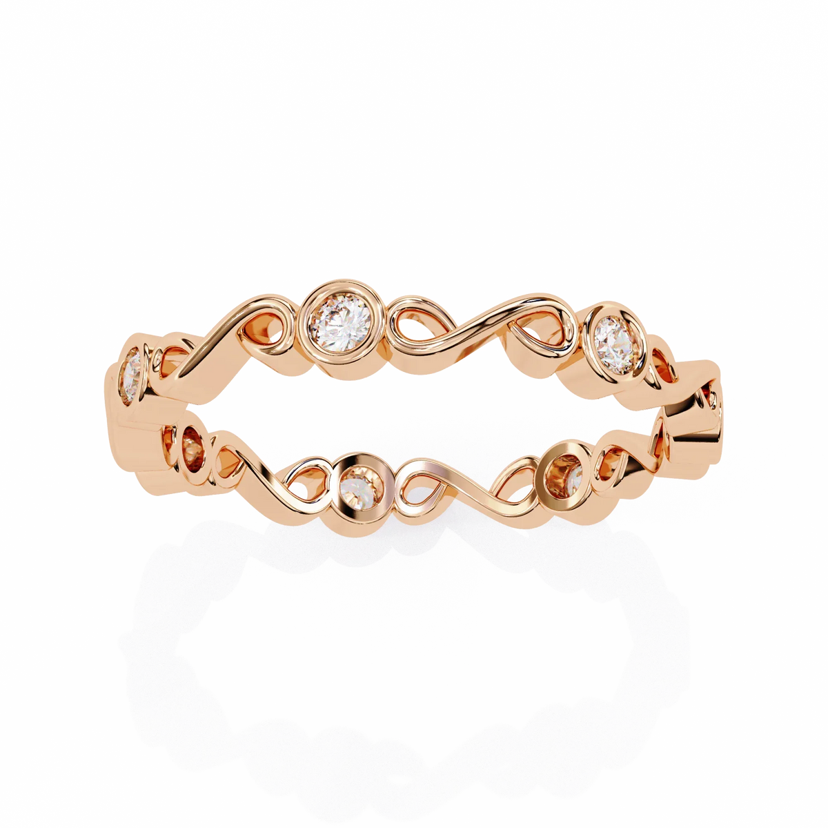 Infinity Loop Lab Grown Diamond Ring - Ophiratbf