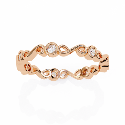 Infinity Loop Lab Grown Diamond Ring