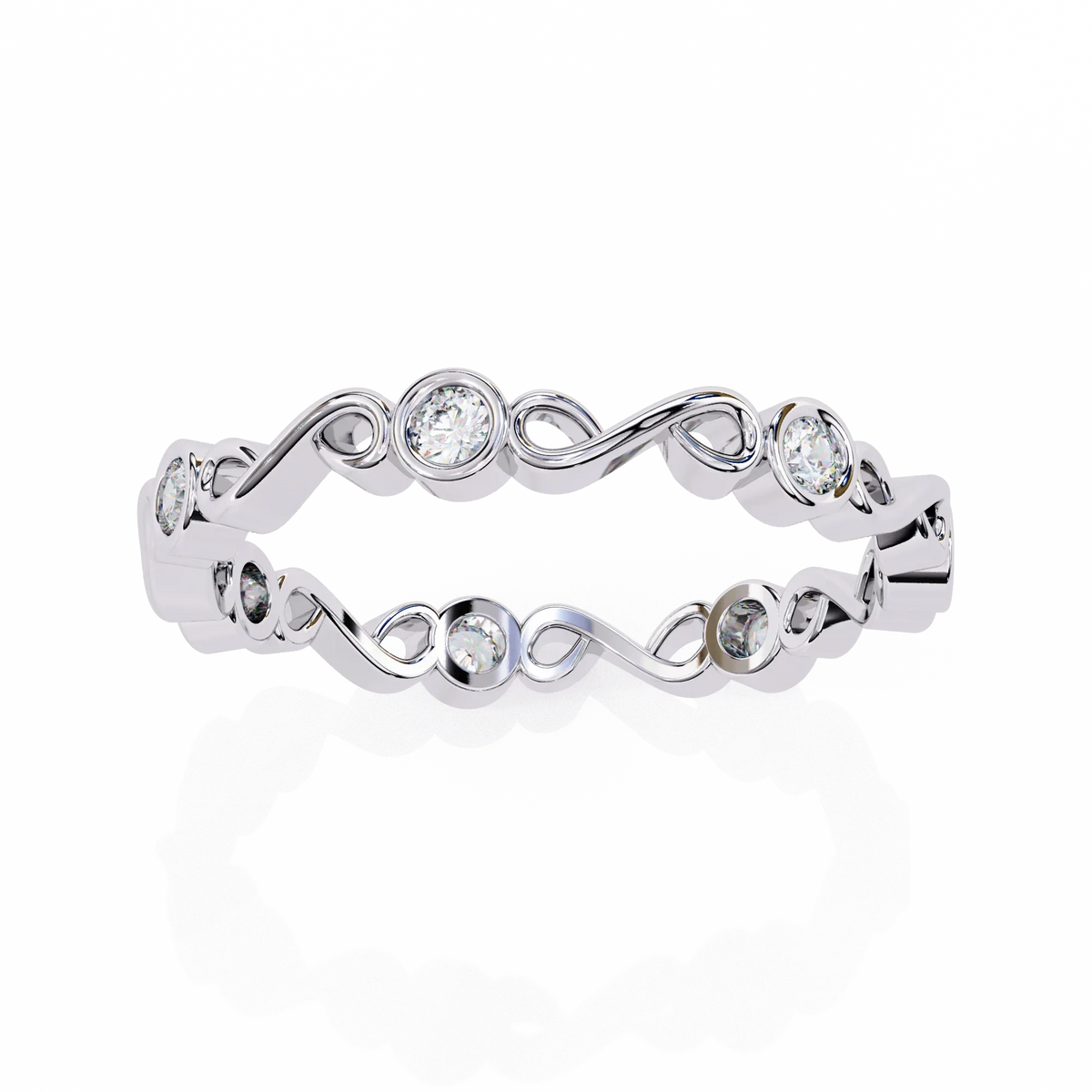 Infinity Loop Lab Grown Diamond Ring - Ophiratbf