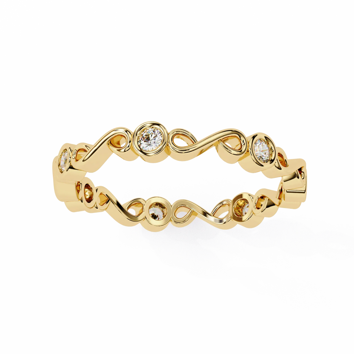 Infinity Loop Lab Grown Diamond Ring - Ophiratbf