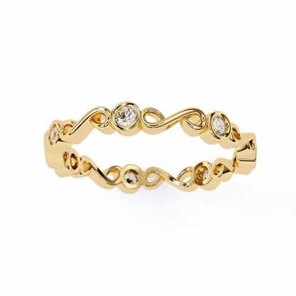 Infinity Loop Lab Grown Diamond Ring