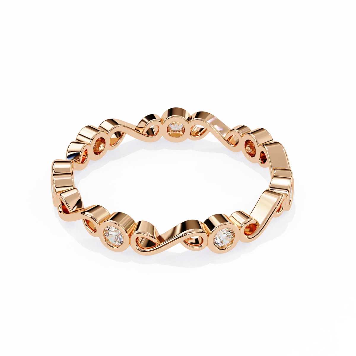 Infinity Loop Lab Grown Diamond Ring - Ophiratbf
