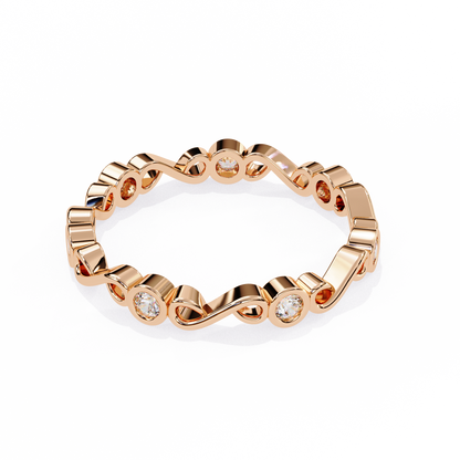 Infinity Loop Lab Grown Diamond Ring