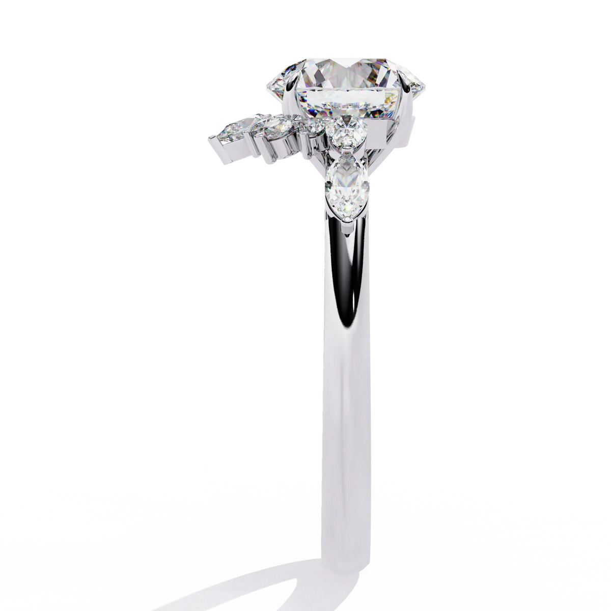 Regal Halo Lab Grown Diamond Ring - Ophiratbf