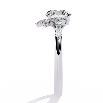 Regal Halo Lab Grown Diamond Ring