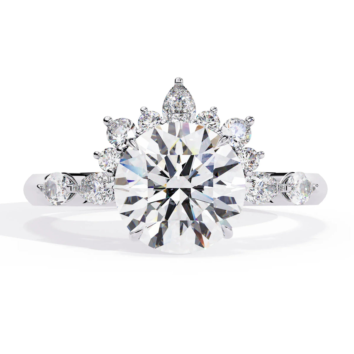 Regal Halo Lab Grown Diamond Ring - Ophiratbf