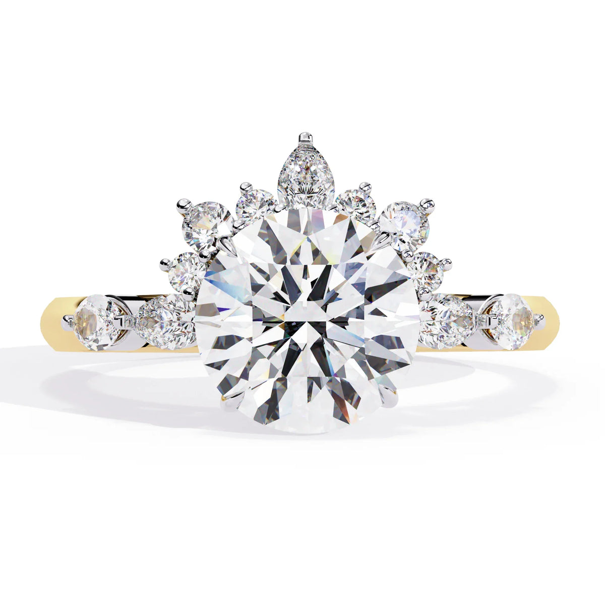 Regal Halo Lab Grown Diamond Ring - Ophiratbf