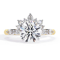 Regal Halo Lab Grown Diamond Ring - Ophiratbf