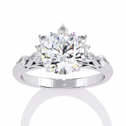 Regal Halo Lab Grown Diamond Ring