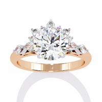 Regal Halo Lab Grown Diamond Ring - Ophiratbf