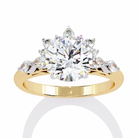 Regal Halo Lab Grown Diamond Ring - Ophiratbf