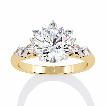Regal Halo Lab Grown Diamond Ring