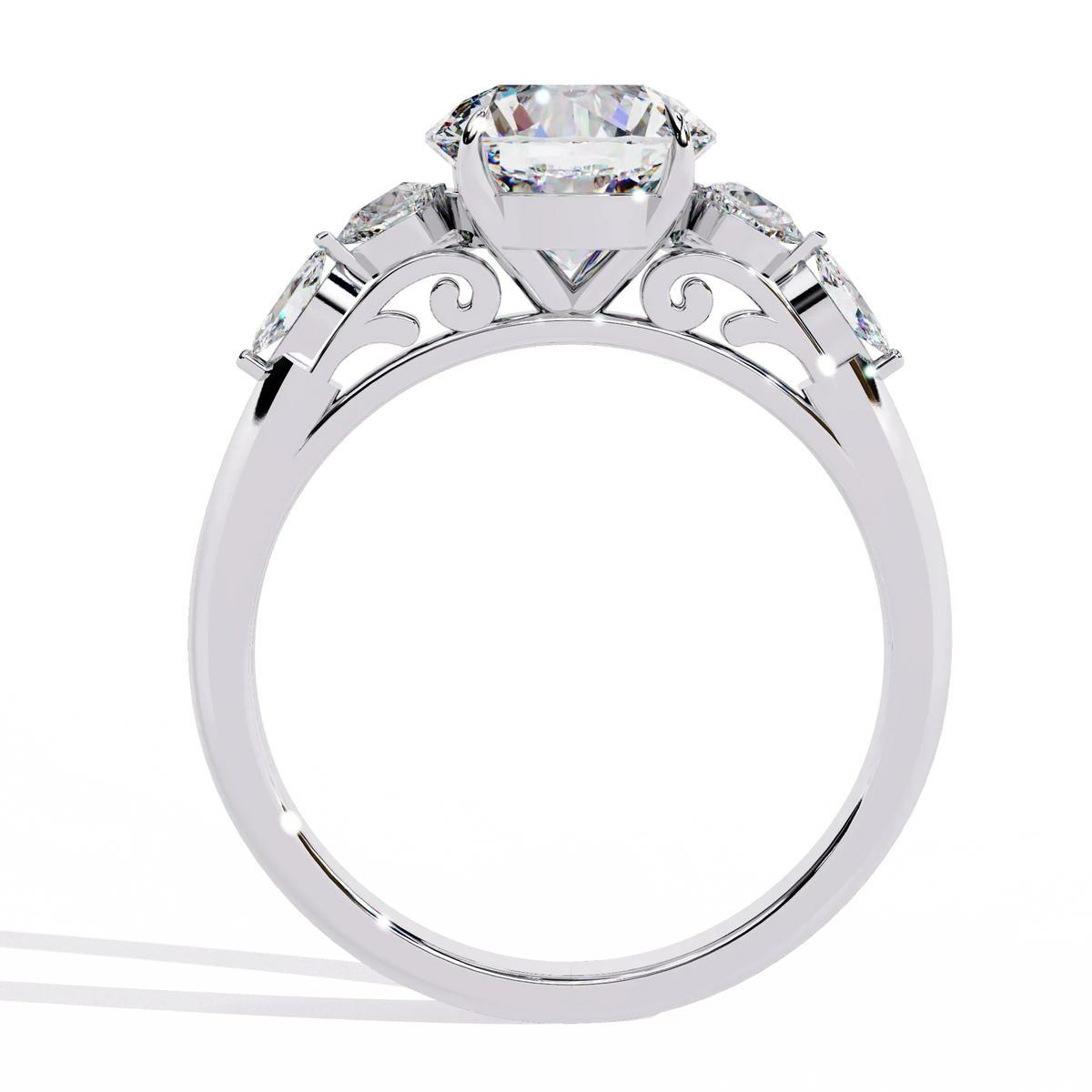 Regal Halo Lab Grown Diamond Ring - Ophiratbf