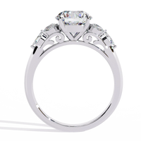 Regal Halo Lab Grown Diamond Ring - Ophiratbf