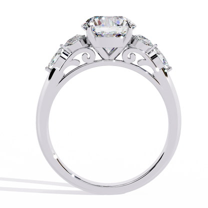 Regal Halo Lab Grown Diamond Ring
