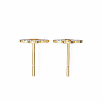 Celeste Quatrefoil Lab Grown Diamond Studs - Ophiratbf