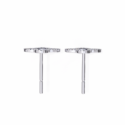 Celeste Quatrefoil Lab Grown Diamond Studs