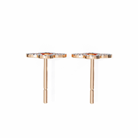 Celeste Quatrefoil Lab Grown Diamond Studs - Ophiratbf