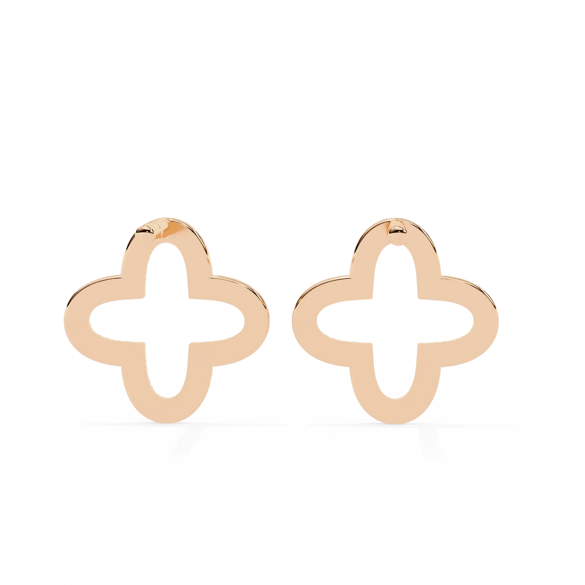 Celeste Quatrefoil Lab Grown Diamond Studs - Ophiratbf