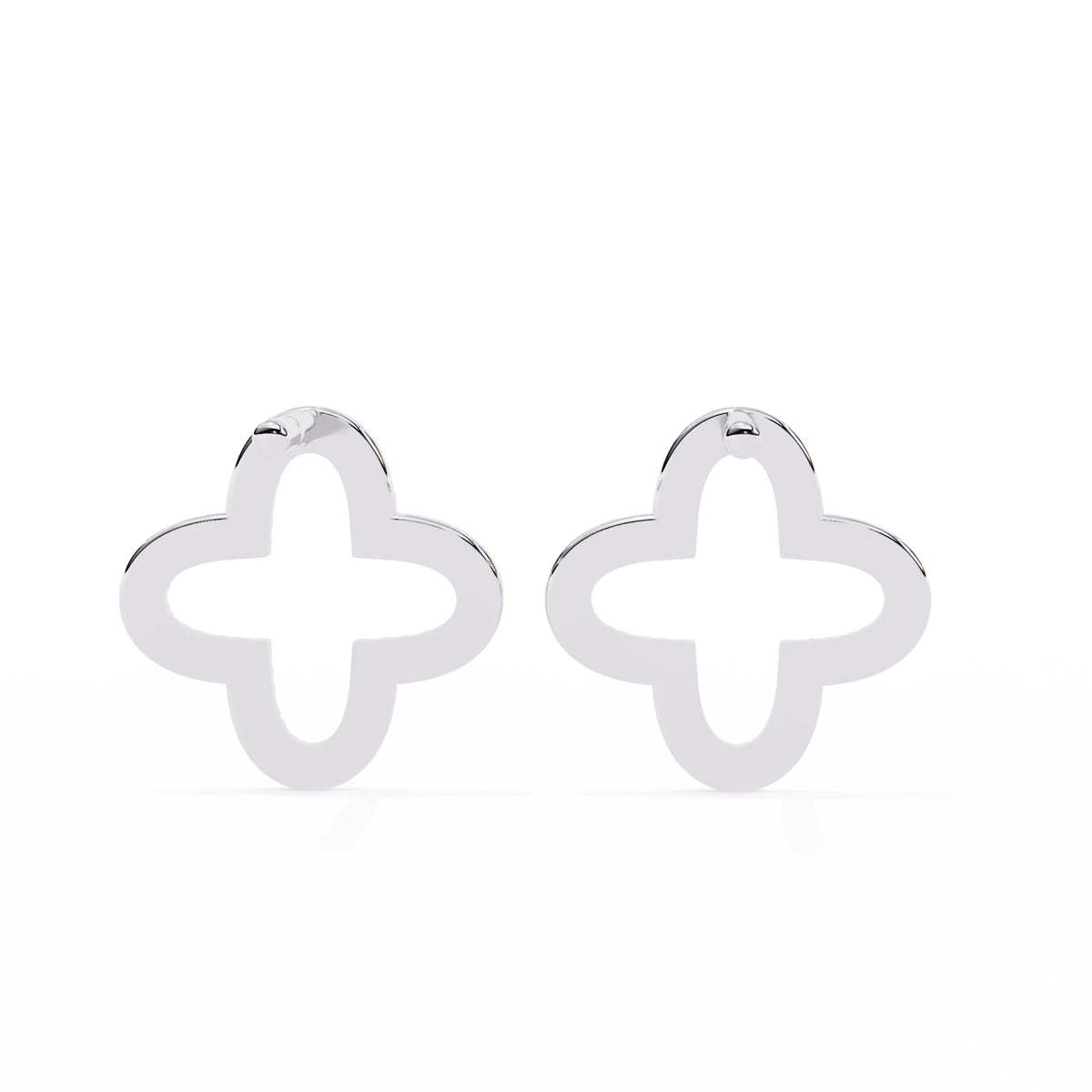 Celeste Quatrefoil Lab Grown Diamond Studs - Ophiratbf