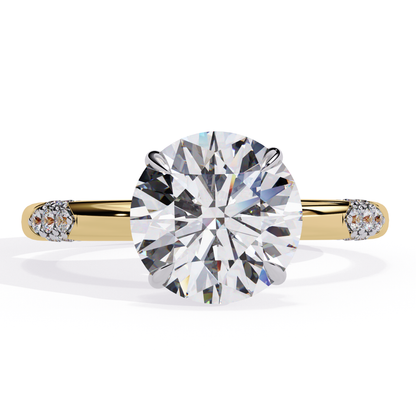 Solstice Pavé Lab Grown Diamond Ring