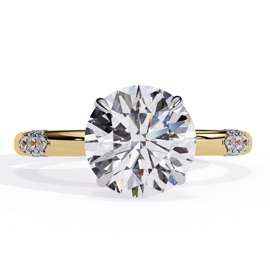 Solstice Pavé Lab Grown Diamond Ring
