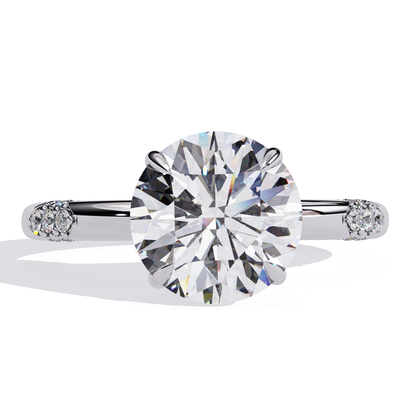 Solstice Pavé Lab Grown Diamond Ring