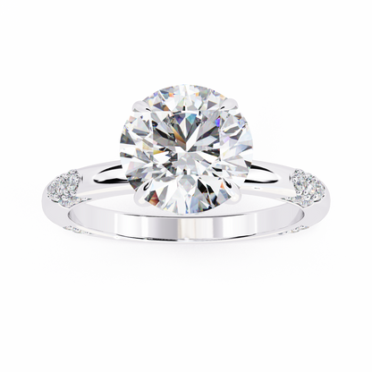 Solstice Pavé Lab Grown Diamond Ring