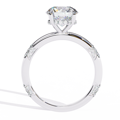 Solstice Pavé Lab Grown Diamond Ring