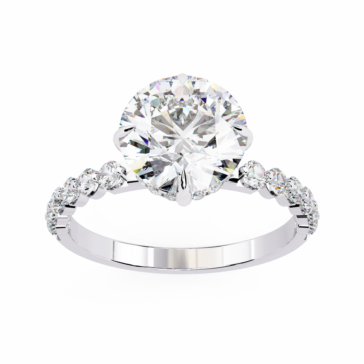 Eclipse Pavé Lab Grown Diamond Ring - Ophiratbf
