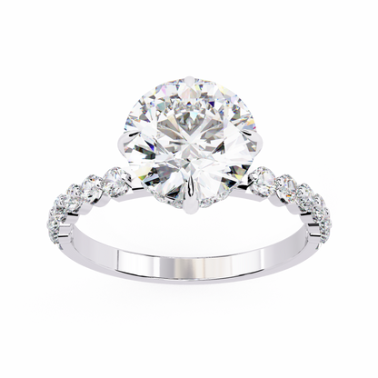 Eclipse Pavé Lab Grown Diamond Ring