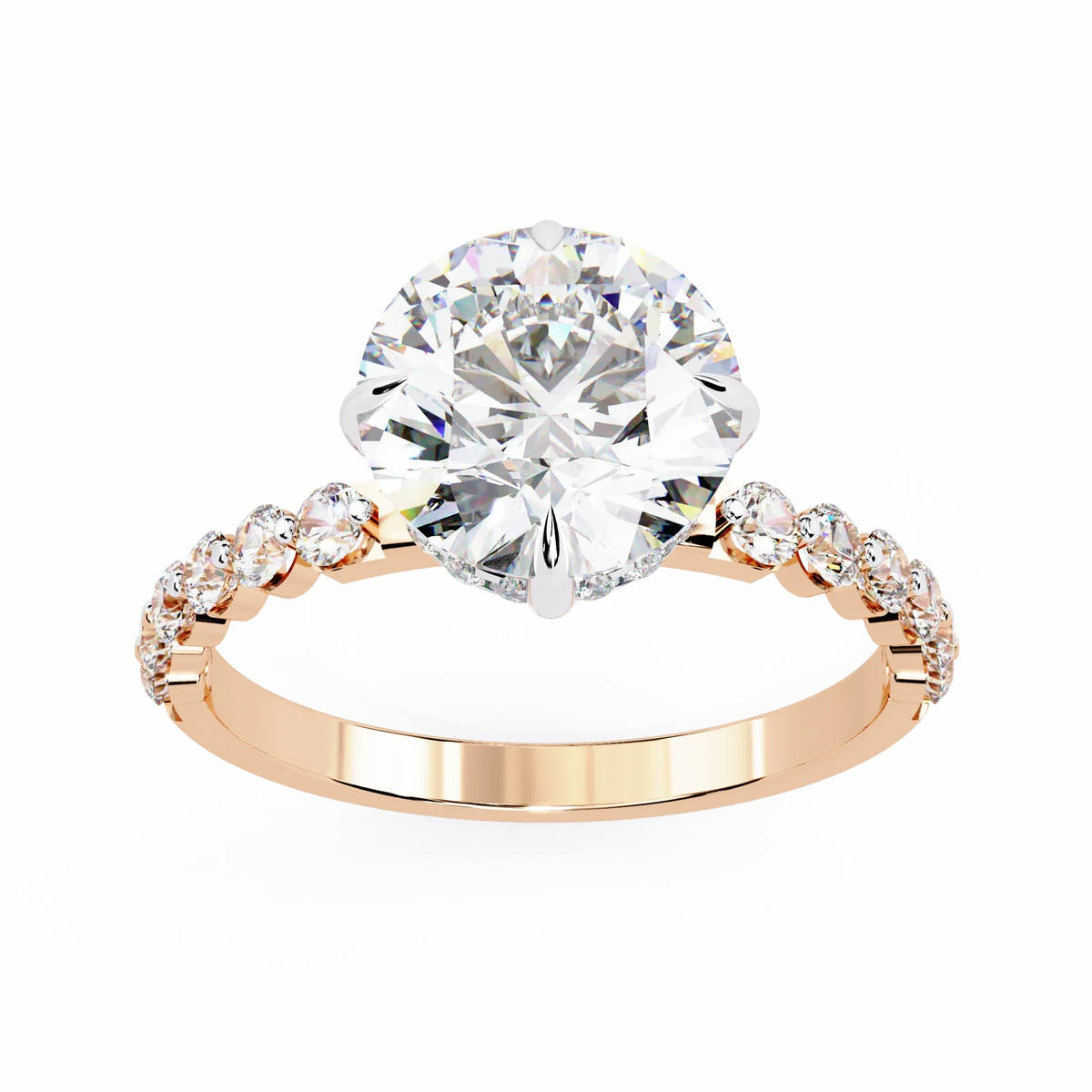 Eclipse Pavé Lab Grown Diamond Ring - Ophiratbf
