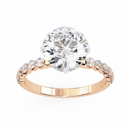Eclipse Pavé Lab Grown Diamond Ring