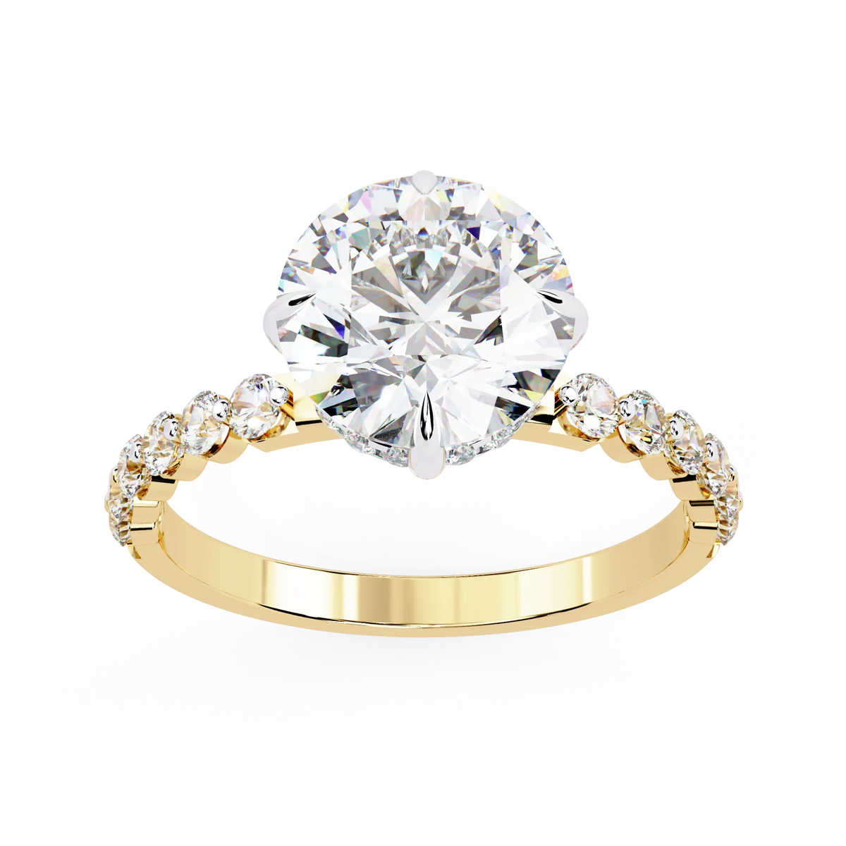 Eclipse Pavé Lab Grown Diamond Ring - Ophiratbf
