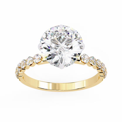 Eclipse Pavé Lab Grown Diamond Ring