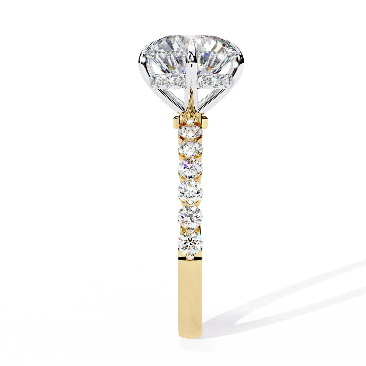 Eclipse Pavé Lab Grown Diamond Ring - Ophiratbf