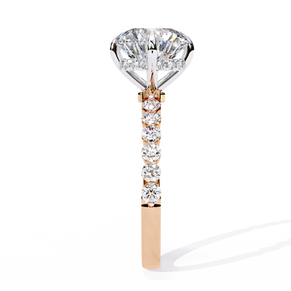 Eclipse Pavé Lab Grown Diamond Ring