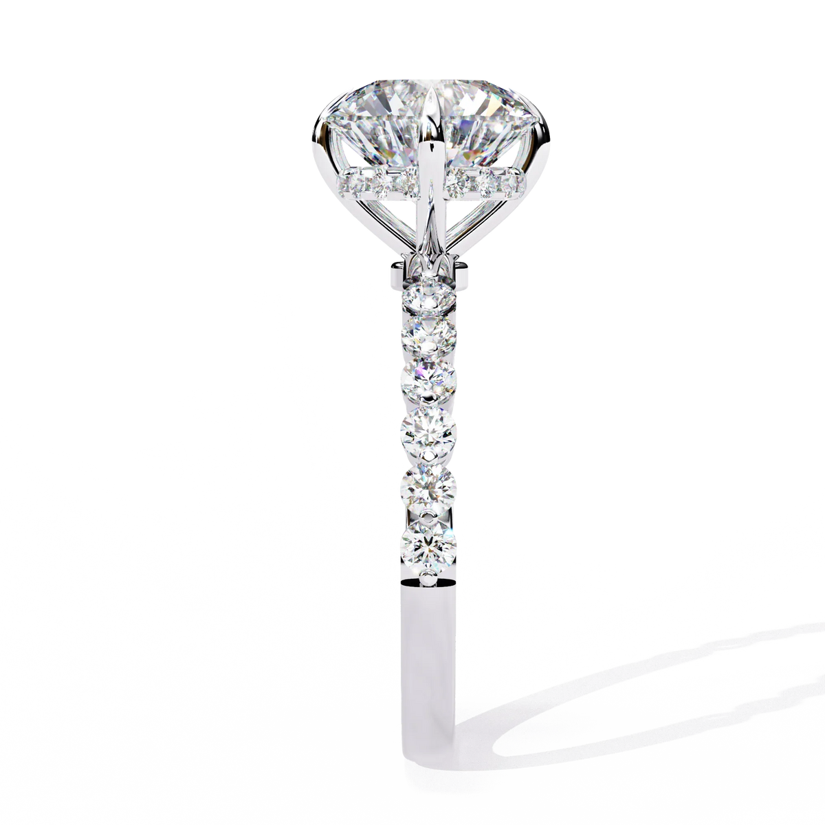 Eclipse Pavé Lab Grown Diamond Ring - Ophiratbf