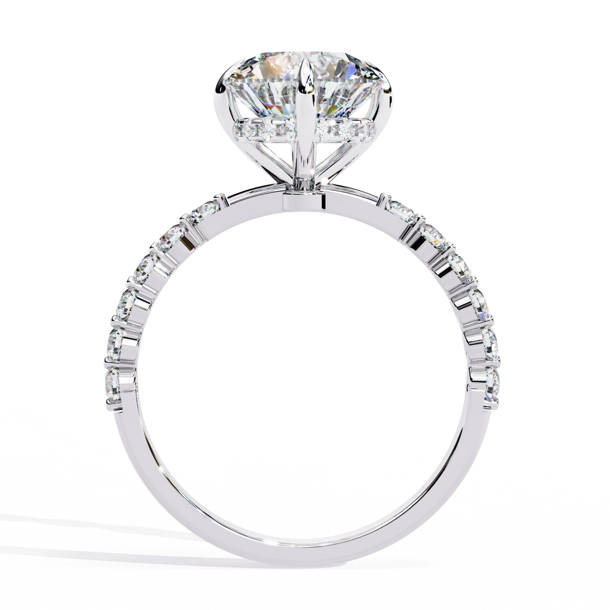 Eclipse Pavé Lab Grown Diamond Ring - Ophiratbf
