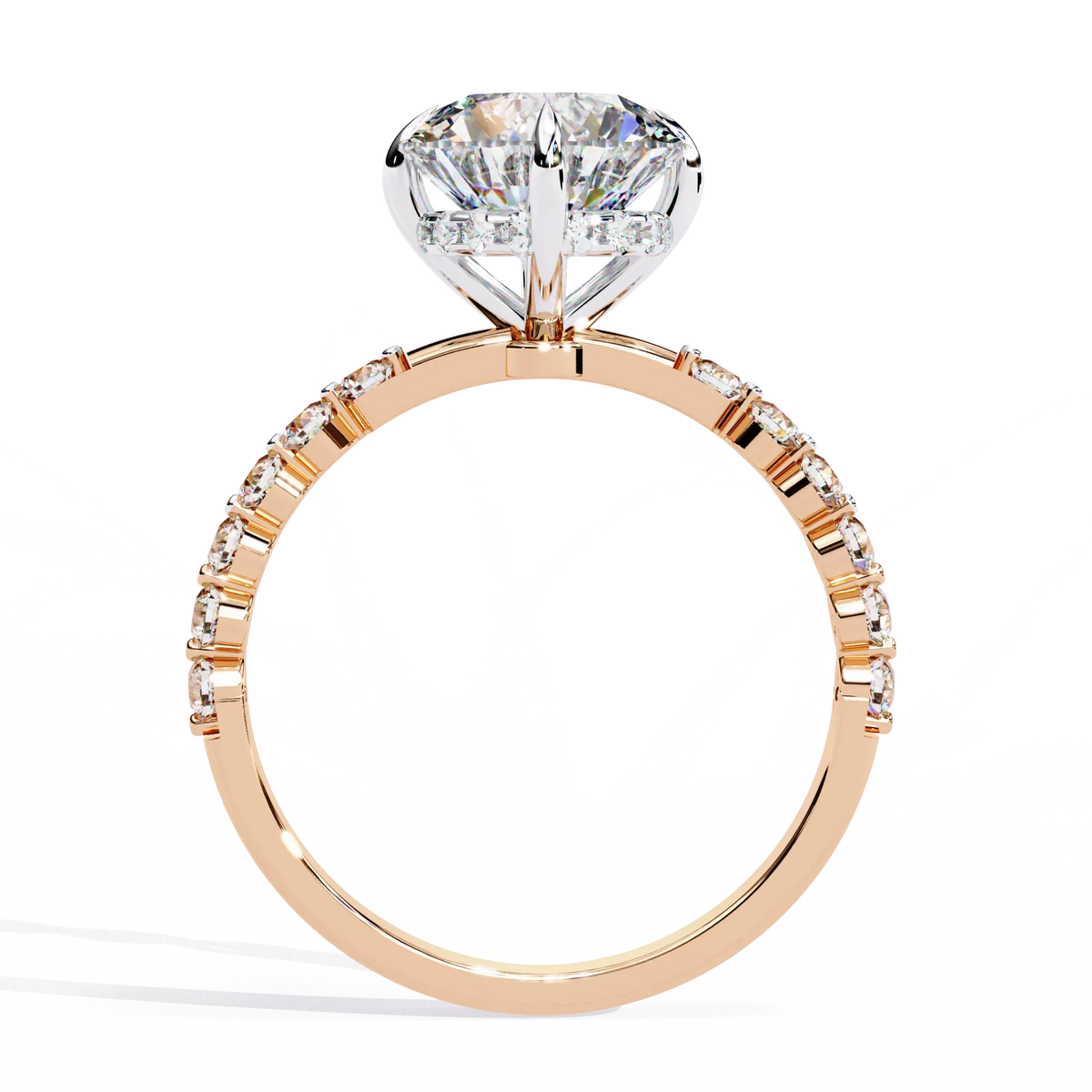 Eclipse Pavé Lab Grown Diamond Ring - Ophiratbf