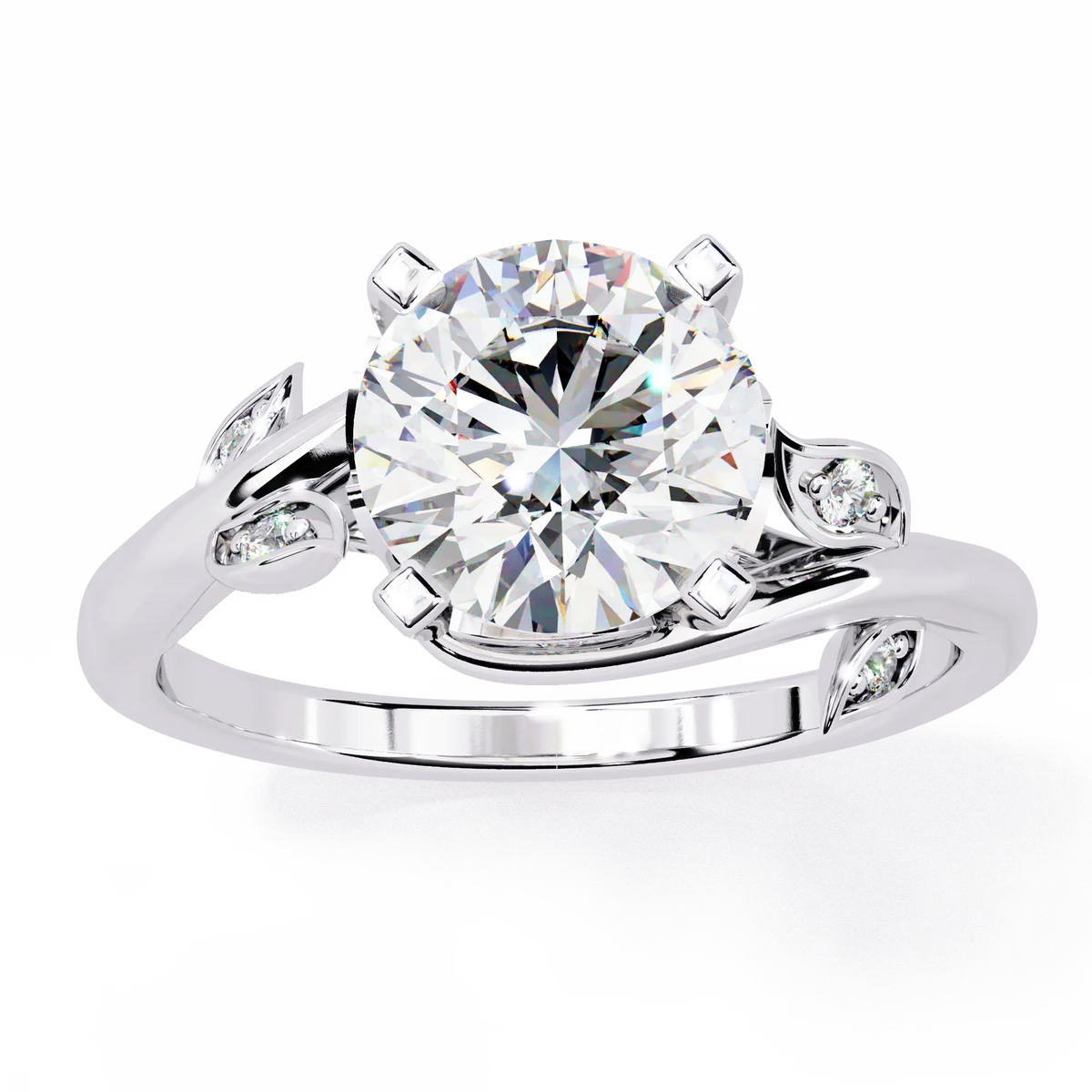 Botanica Solitaire Lab Grown Diamond Ring - Ophiratbf