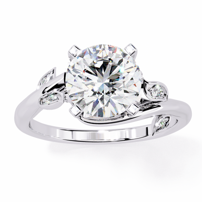 Botanica Solitaire Lab Grown Diamond Ring