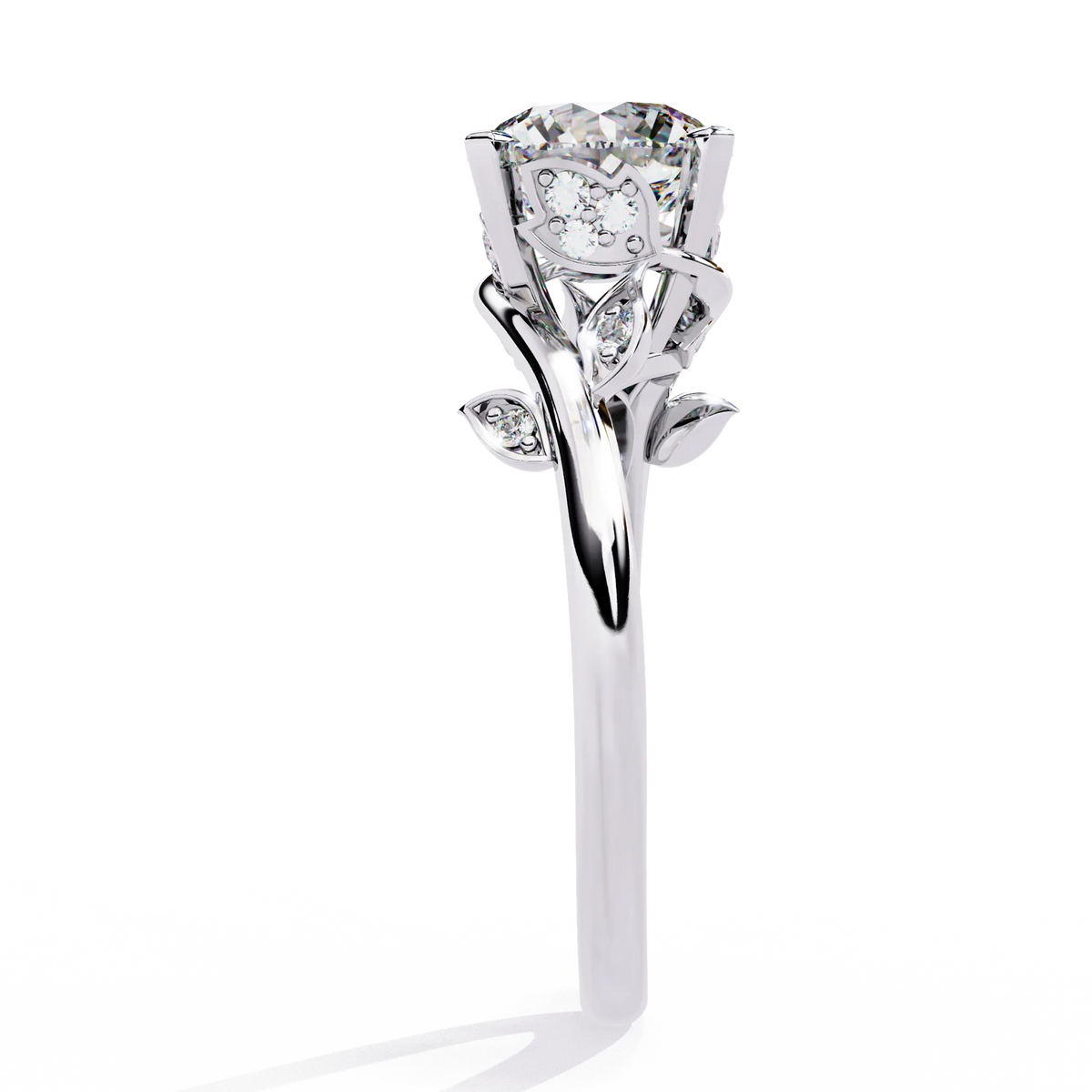 Botanica Solitaire Lab Grown Diamond Ring - Ophiratbf