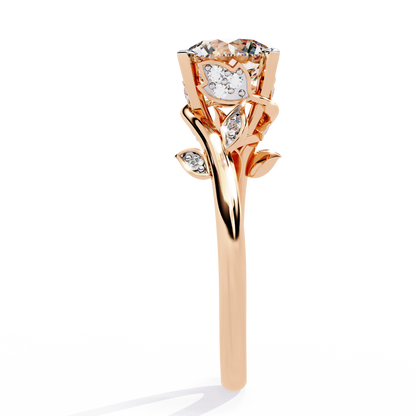 Botanica Solitaire Lab Grown Diamond Ring