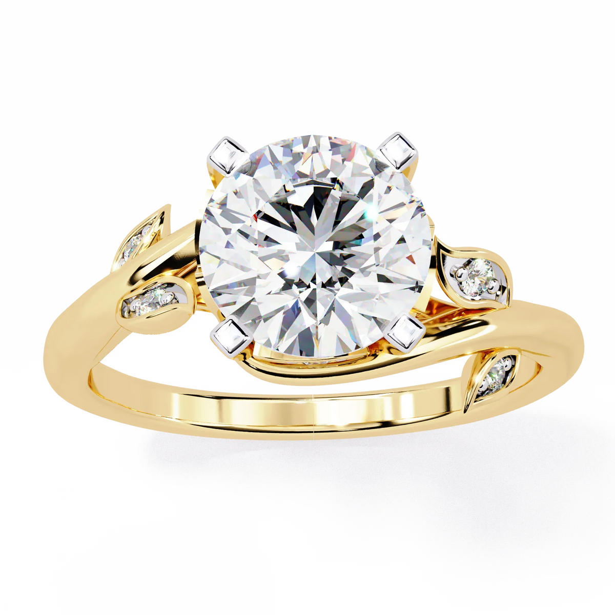 Botanica Solitaire Lab Grown Diamond Ring - Ophiratbf