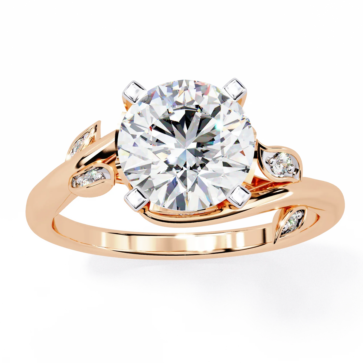 Botanica Solitaire Lab Grown Diamond Ring - Ophiratbf