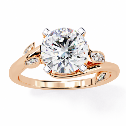 Botanica Solitaire Lab Grown Diamond Ring