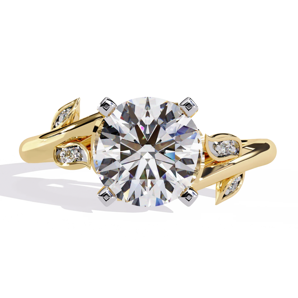 Botanica Solitaire Lab Grown Diamond Ring - Ophiratbf