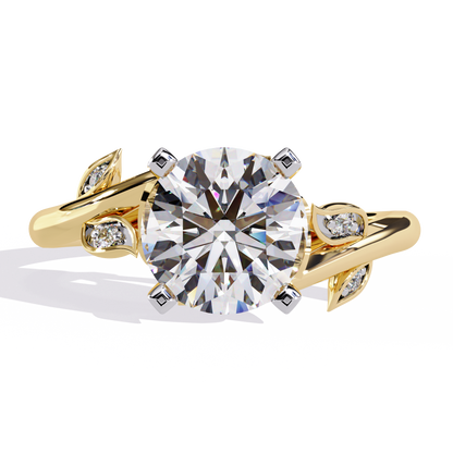Botanica Solitaire Lab Grown Diamond Ring