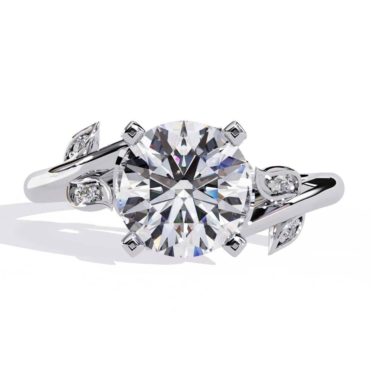 Botanica Solitaire Lab Grown Diamond Ring - Ophiratbf